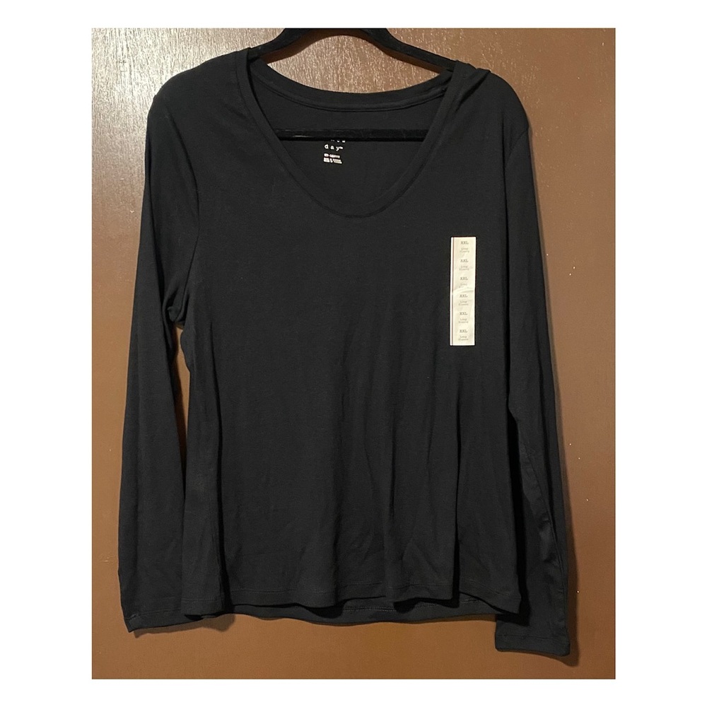 A New Day Black Long Sleeve Top NWT size XXL/17